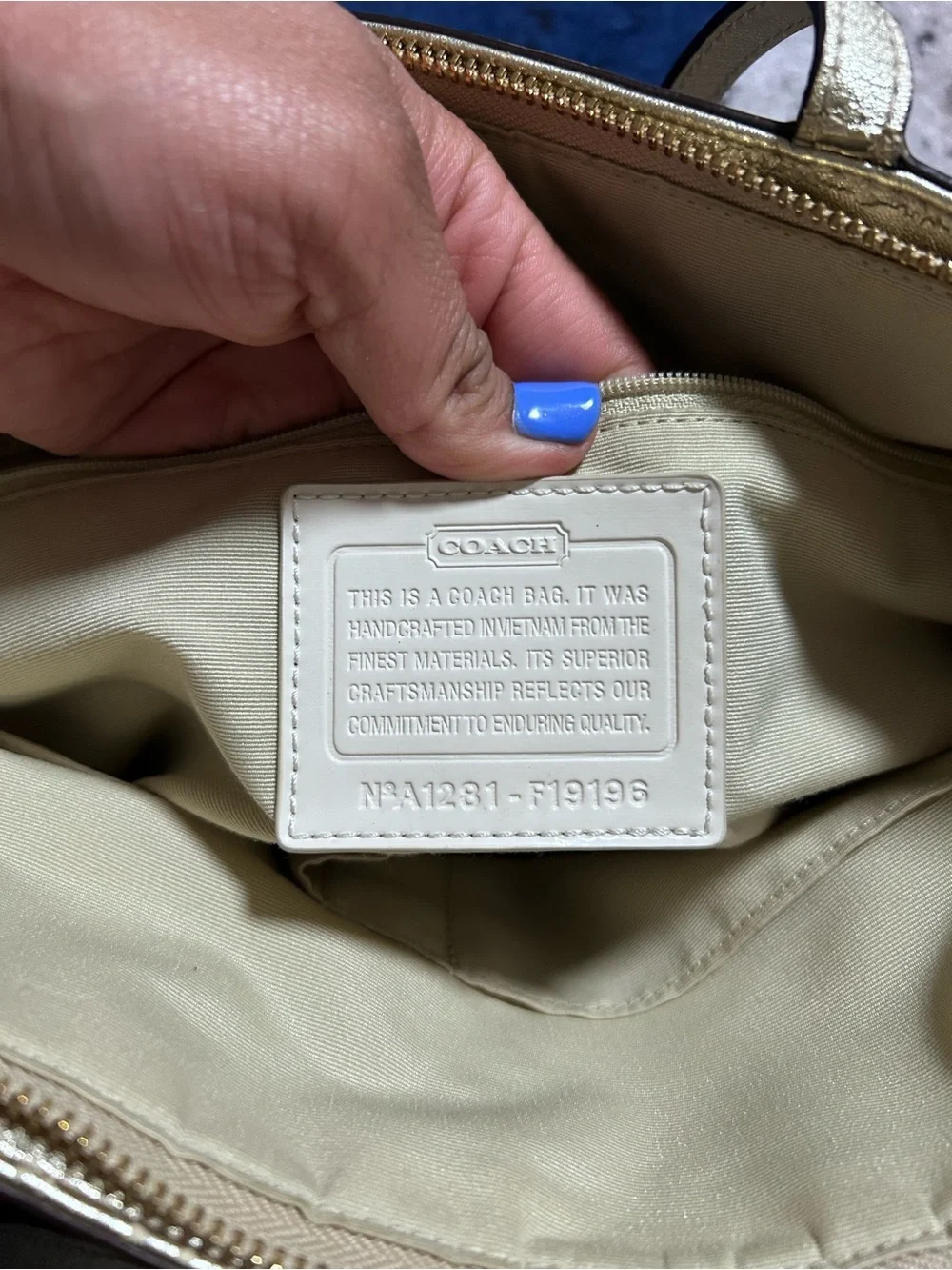 COACH - SoHo sateen tote